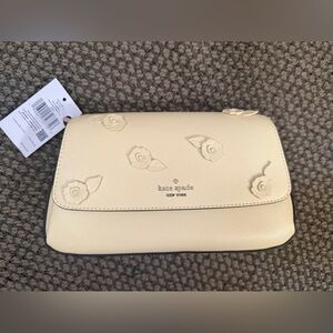 NEW Kate Spade pale lemon crossbody handbag